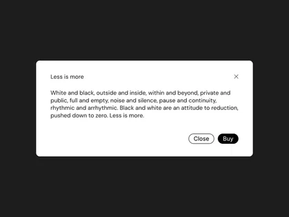 006 Modal - Customizable Overlay